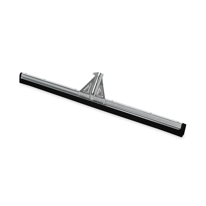 Heavy-Duty Floor Dual Squeegee, Black, for Warehouses/Concrete/Car Garage/Basement Floor