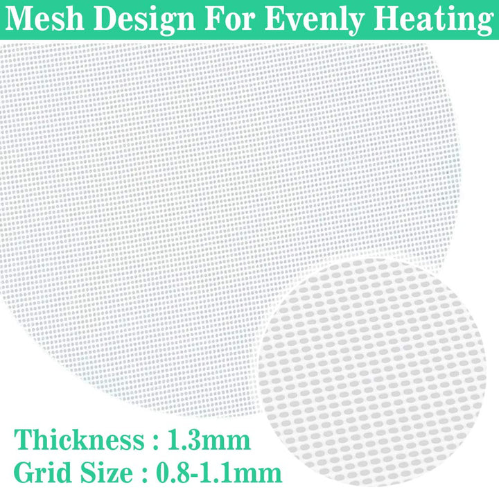 - 6Pcs 10 inch Non stick Reusable Silicone Steamer Liners Mesh Round Mat Pad Steamed Buns Dumplings Baking Pastry Dim Sum Mesh 25cm trimmable