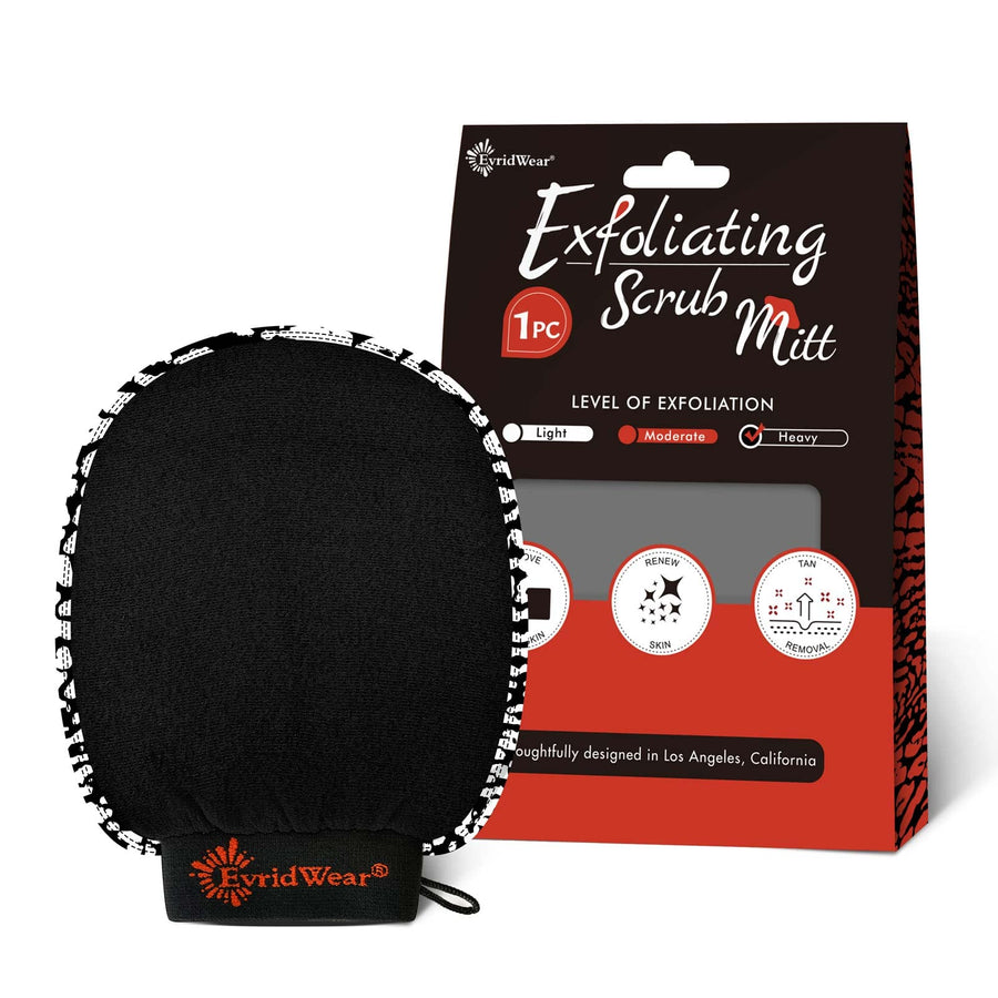 Evridwear Korean Exfoliating Kessa Mitts, Exfoliating G