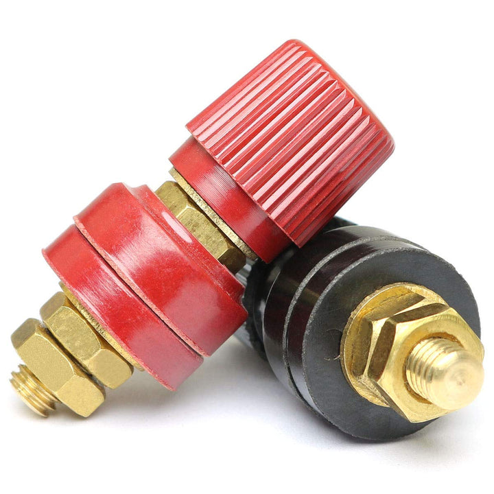 MEETOOT 4pcs 333 Pure Brass Terminal Binding Post M6 Co