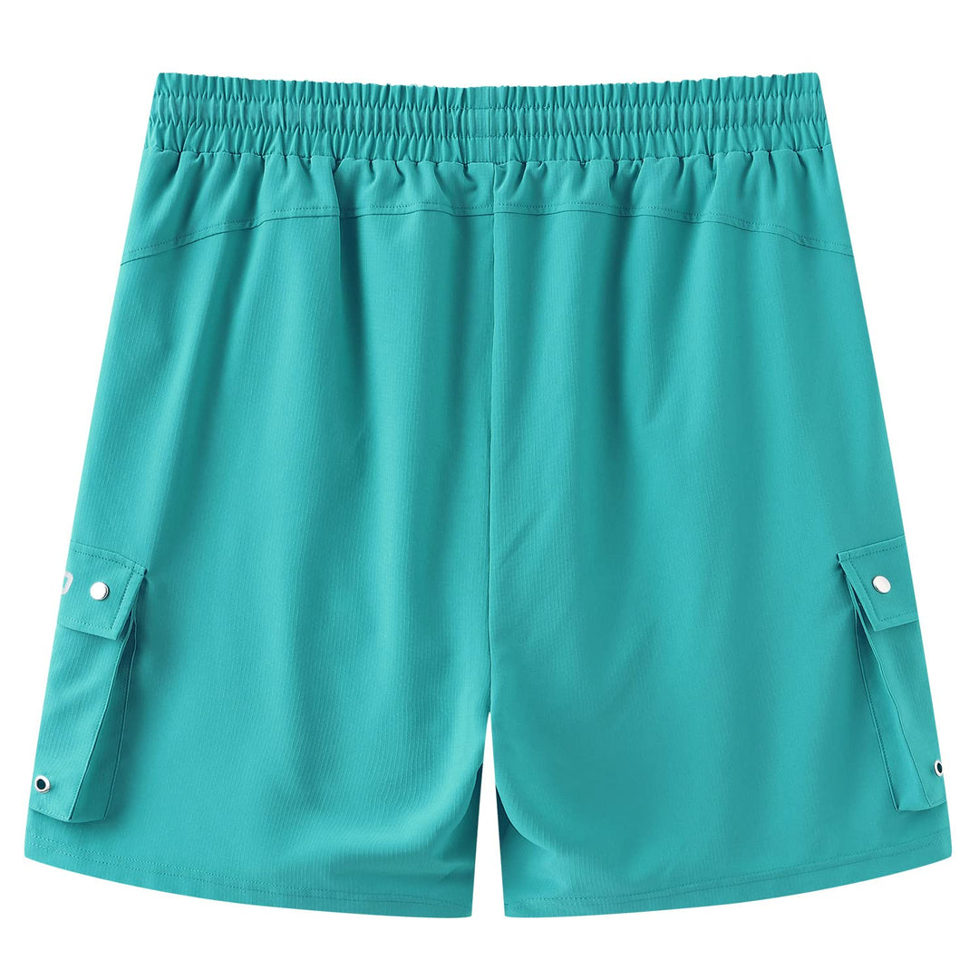 Mens Swim Trunks 9 Quick Dry Swim Shorts with Mesh Lining and Pockets Navy S