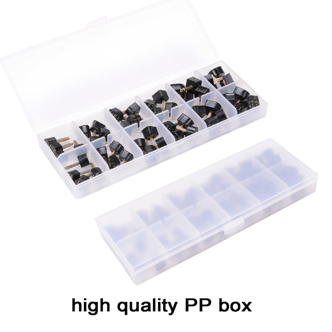eMingo 24 Pairs High Heel Tips Shoes Replacement Tap Ca