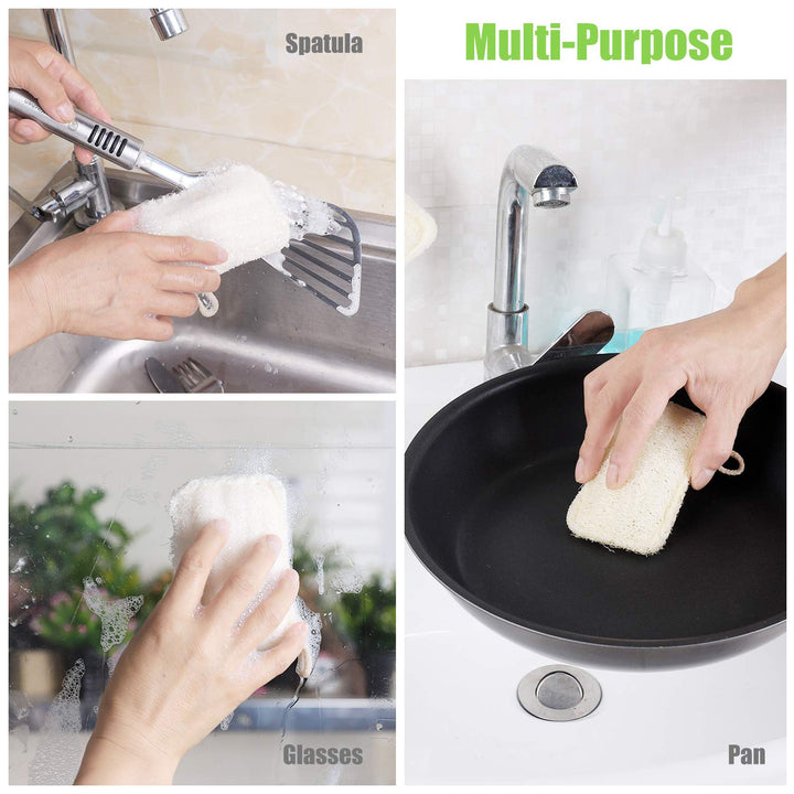 Natural Sponges for Dishes, Loofah Dish Sponges Eco-Fri