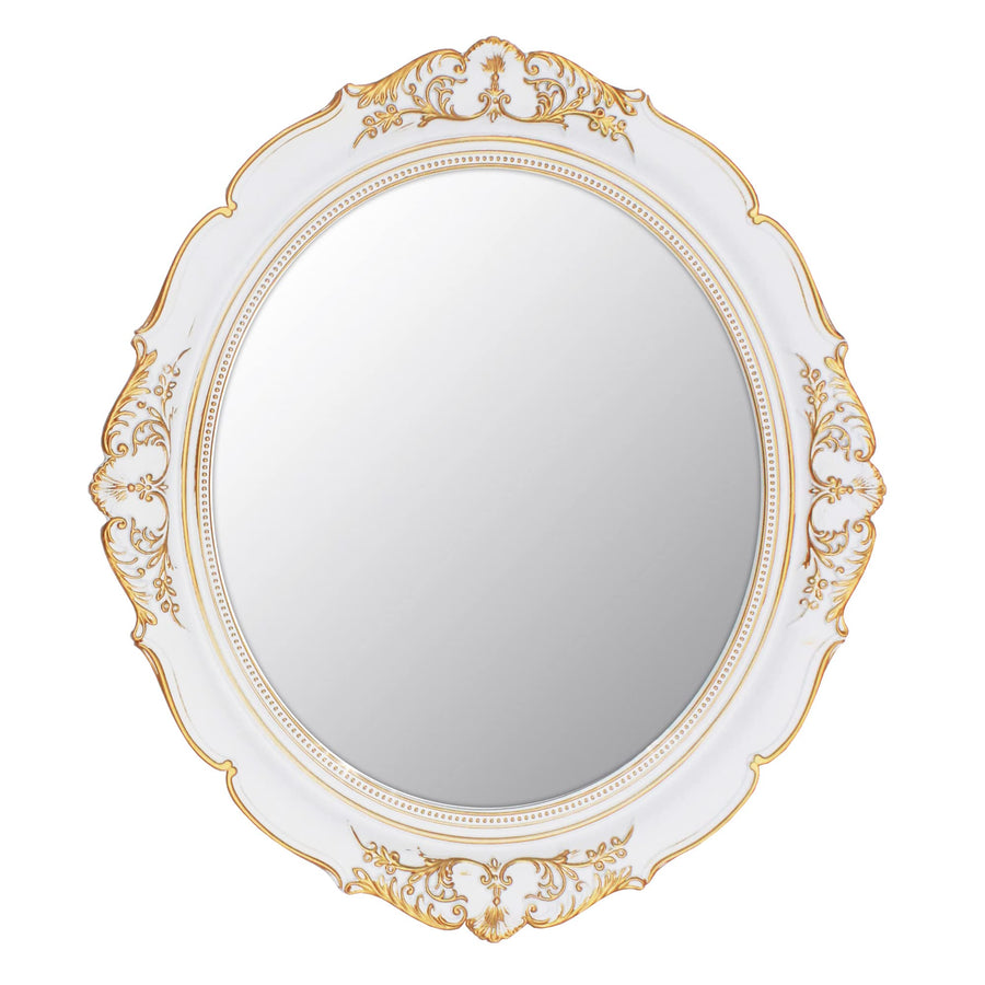 Eaoundm 13.1 x 14.8 inchs Decorative Wall Mirror,Vintag