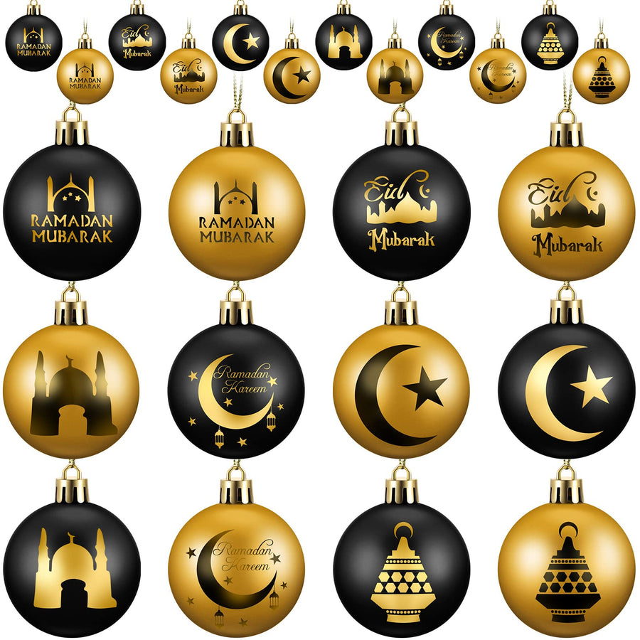 12 Pieces Ramadan Ornament Ramadan Hanging Ornament Ramadan Kareem Ornaments Ramadan Mubarak Ornaments Eid Mubarak Ornaments Hanging Ornaments for Islamic Muslim Party Decor