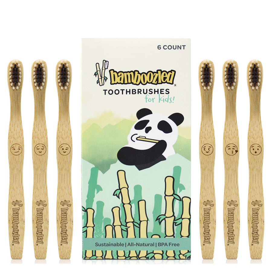 Bamboozled | Kids Bamboo Toothbrush | Child Size, Biode