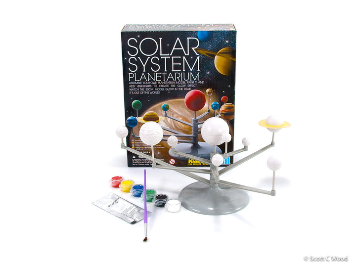 4M Solar System Planetarium - DIY Glow In The Dark Astr