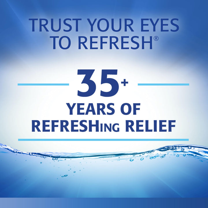 Refresh Optive Lubricant Eye Drops Non-Preserved Tears,