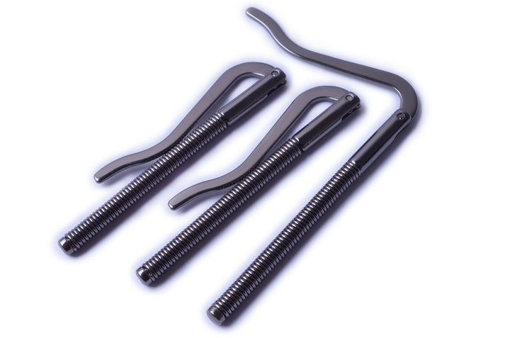 3pcs 80mm Spring Money Clip Bar for Wallet Quality Leathercraft Accessories,Money Organizers Clip for Wallets,Money Holders,BBMC1 (3pcs, Black Gun) ââ‚¬¦