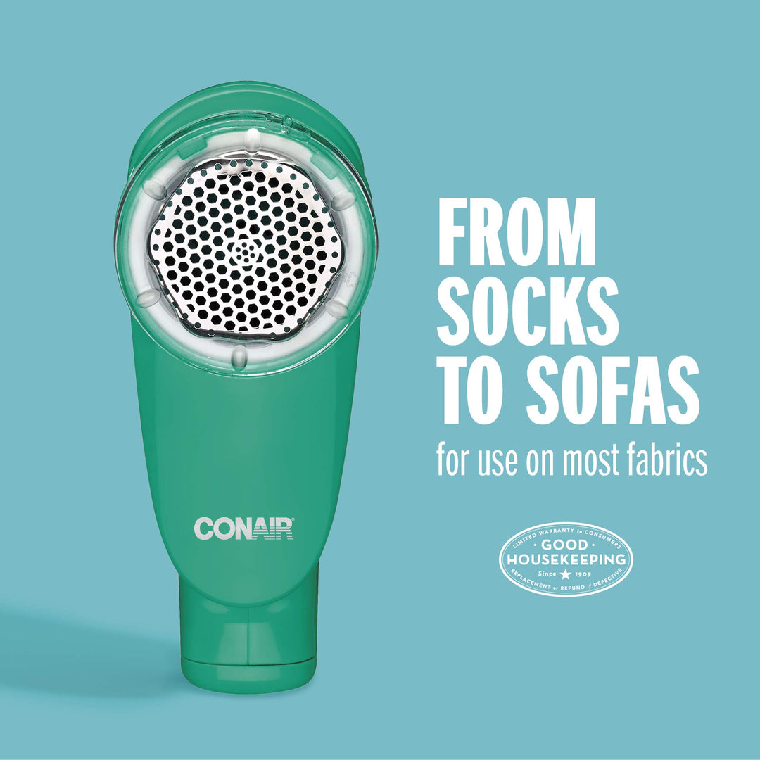 Fabric Shaver and Lint Remover, Battery Operated Portable Fabric Shaver, Green, CLS1GX