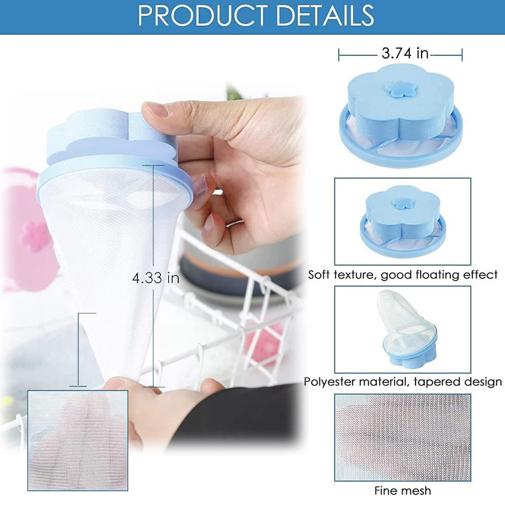 GULLWOLF Hair Filter Cleaning Mesh Bag - Clean Pet Bedd