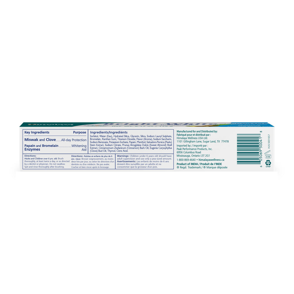 Himalaya Bright White Toothpaste 175g (2 Pack)