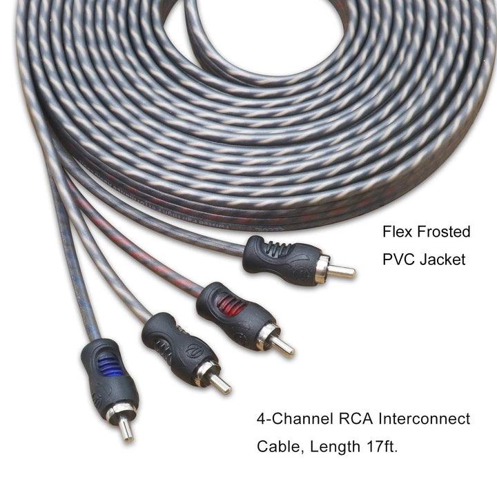 RECOIL RCI417 100% Oxygen Free Copper 17ft 4 Channel RC