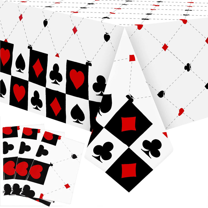 Breling Casino Poker Themed Party Decorations Disposabl