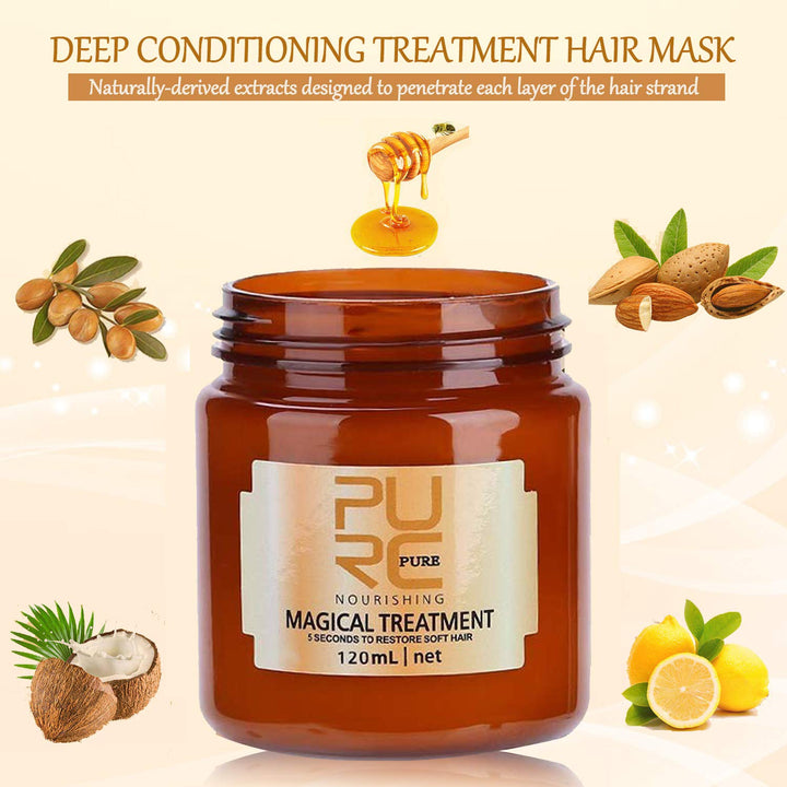 120ML PURC Magical Hair Conditioner, Advanced Molecular Hair Treatment, Unisex, Cream