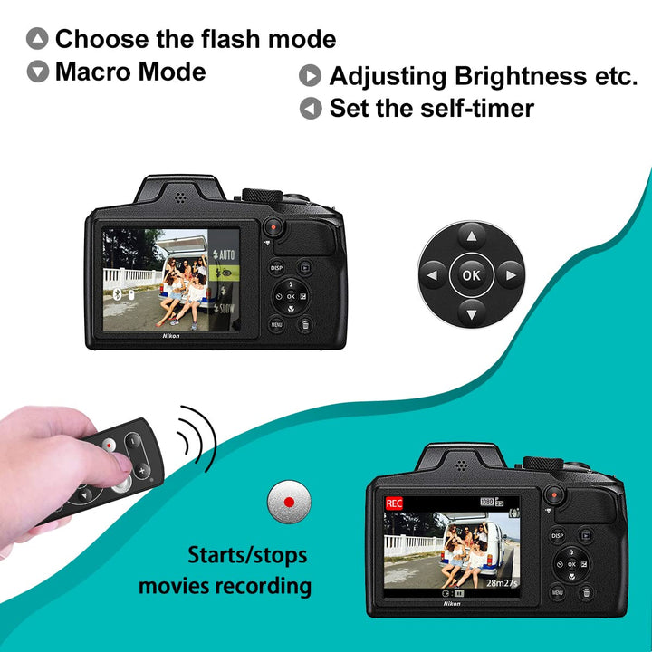 AODELAN Wireless Camera Remote Control Remote Shutter R