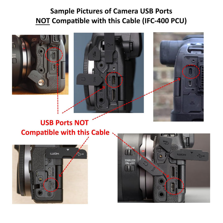 Camera IFC-400PCU USB Data / File Transfer Cable for Ca