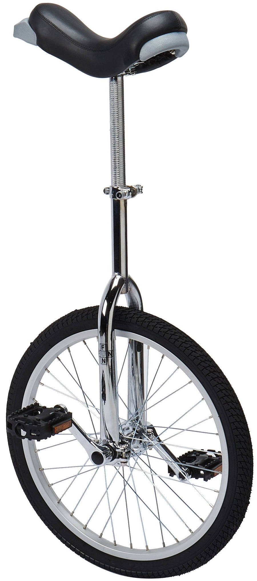 20 Inch Wheel Chrome Unicycle with Alloy Rim