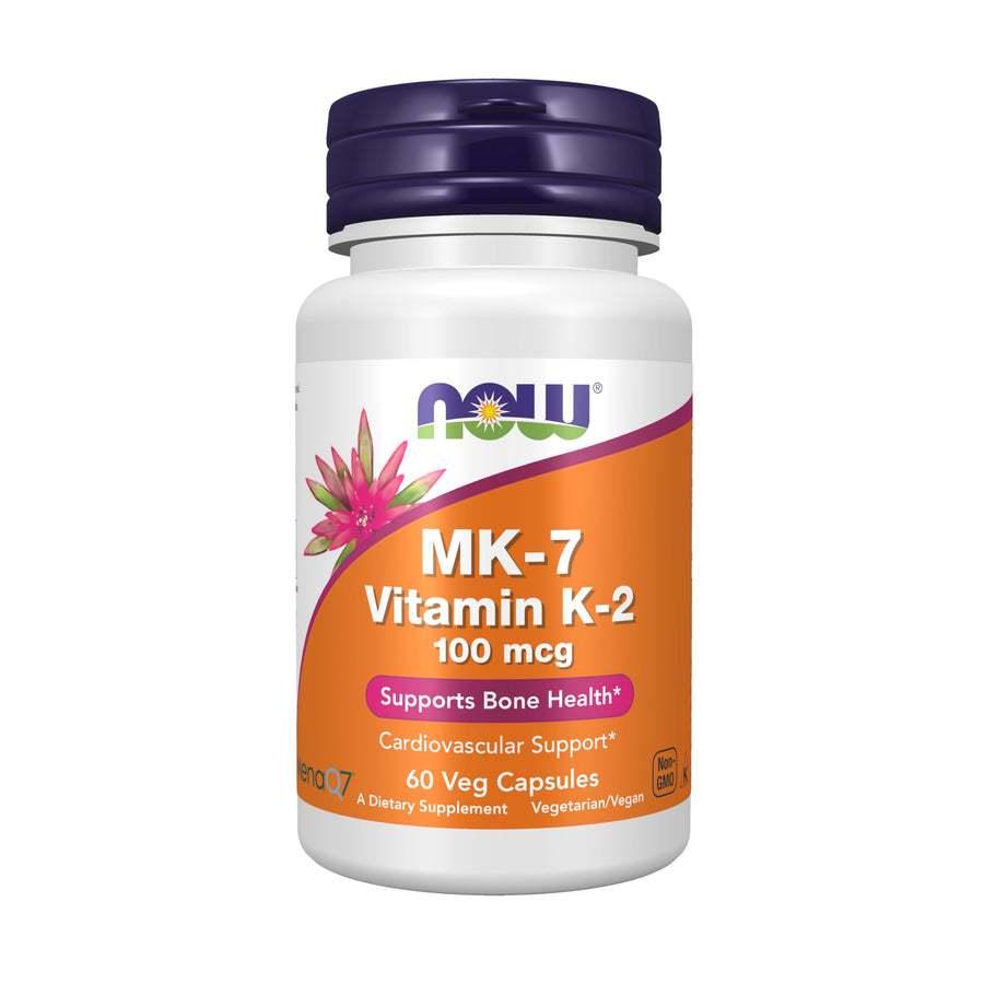 NOW Foods Supplements, MK-7 Vitamin K-2 100 mcg, Cardio