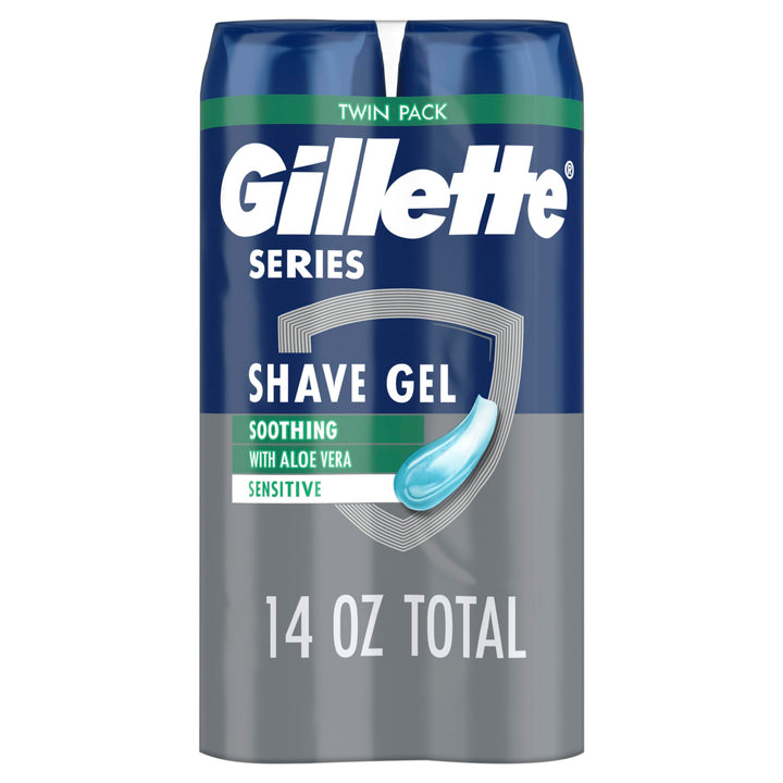 GILLETTE Shaving Gel-Twin Pack - Imported (1.00)
