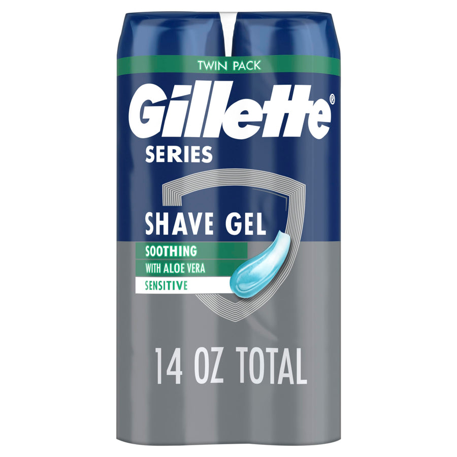 GILLETTE Shaving Gel-Twin Pack - Imported (1.00)
