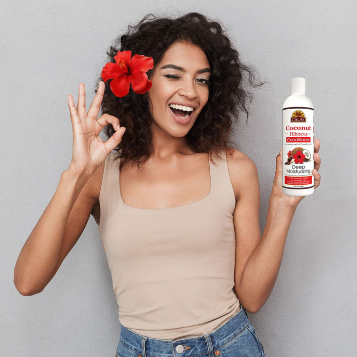 Coconut Conditioner Hibiscus 12 Ounce