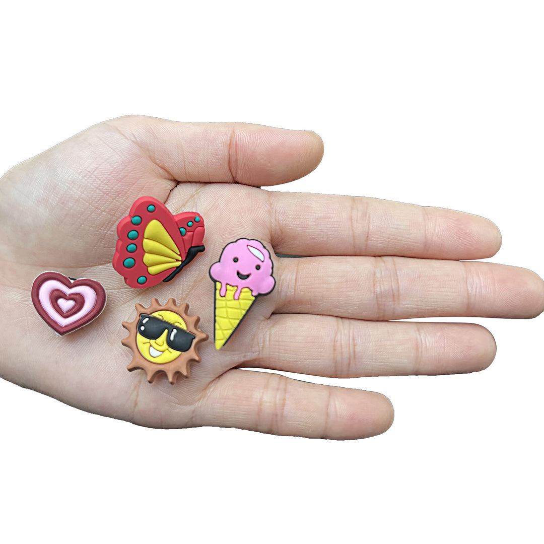 Lot of 50pcs Random Shoe Charms for Clog Shoes Shoe Decoration Charms