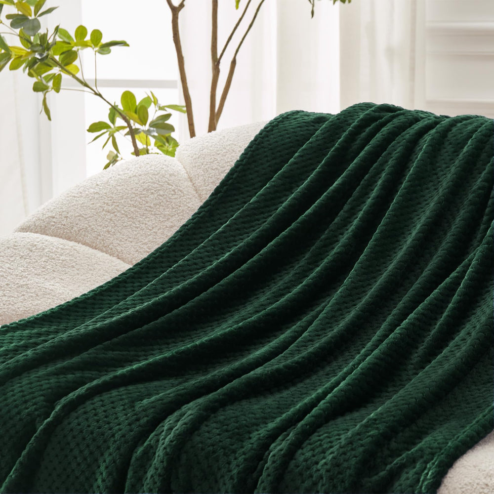 Exclusivo Mezcla Fleece Throw Blanket Extra Large, Supe