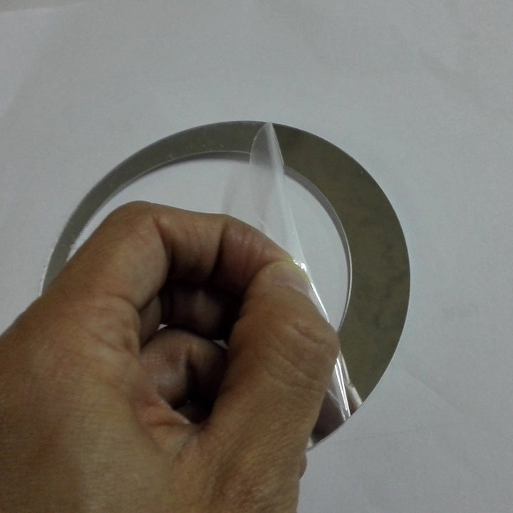Circle Mirror DIY Wall Sticker Wall Decoration 24pcs Grey
