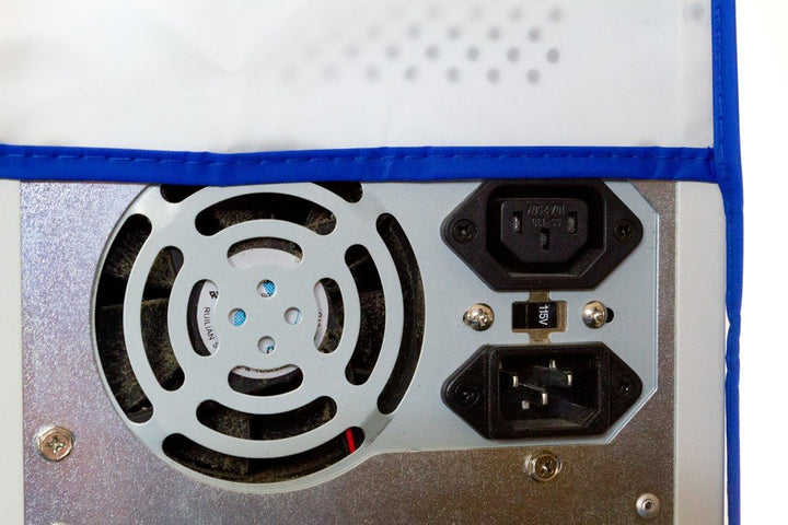 Dust and Water Resistant Silky Smooth Antistatic Vinyl Computer CPU dust Cover (10W x20H x24D)