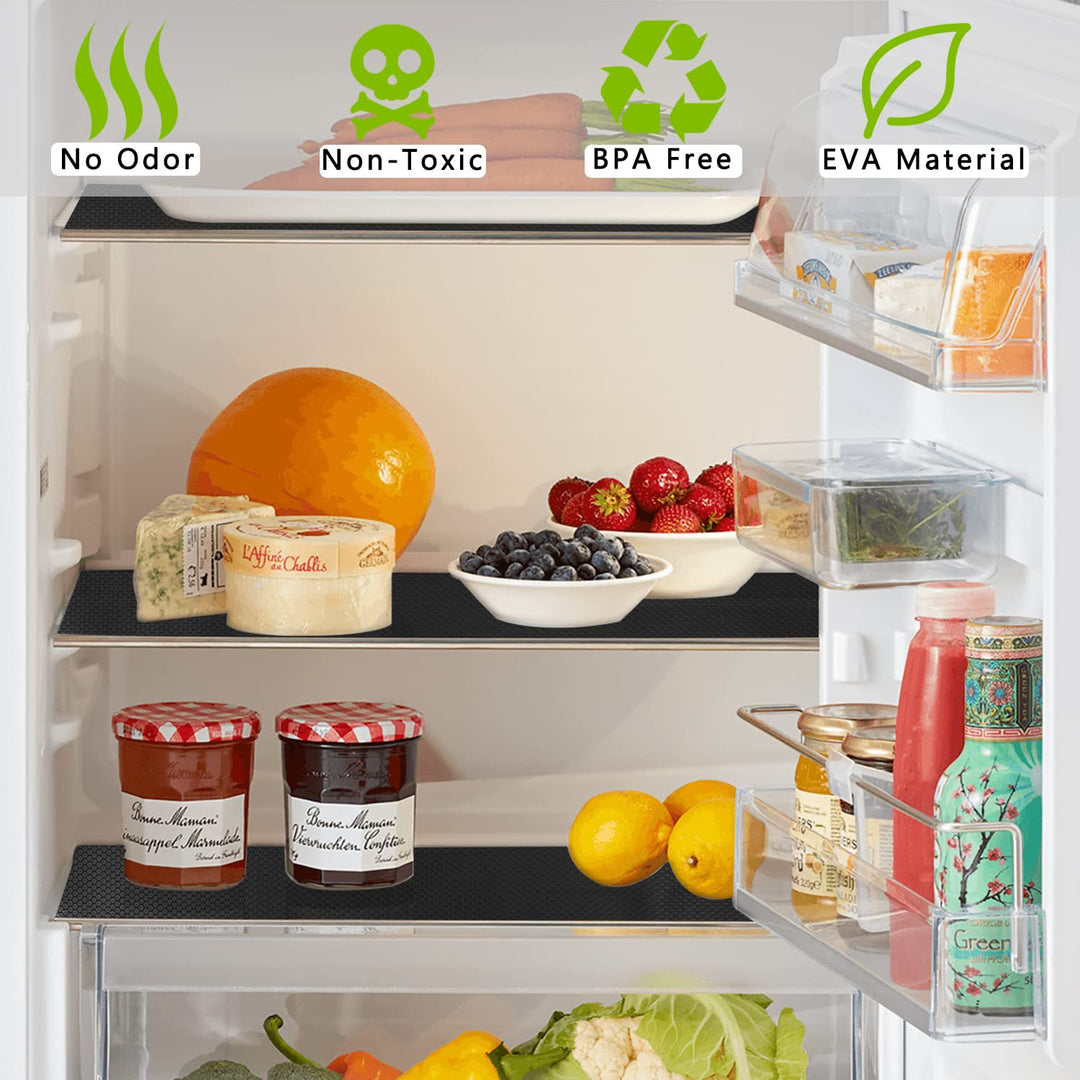 HooTown Shelf Liner Kitchen Cabinet Drawer Mats 11.8 In