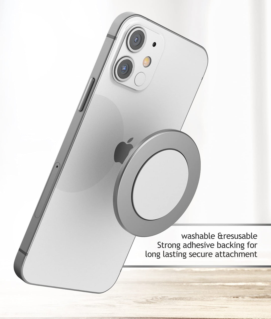 ENCASED Stick-on iPhone Holder, Compatible with MagSafe