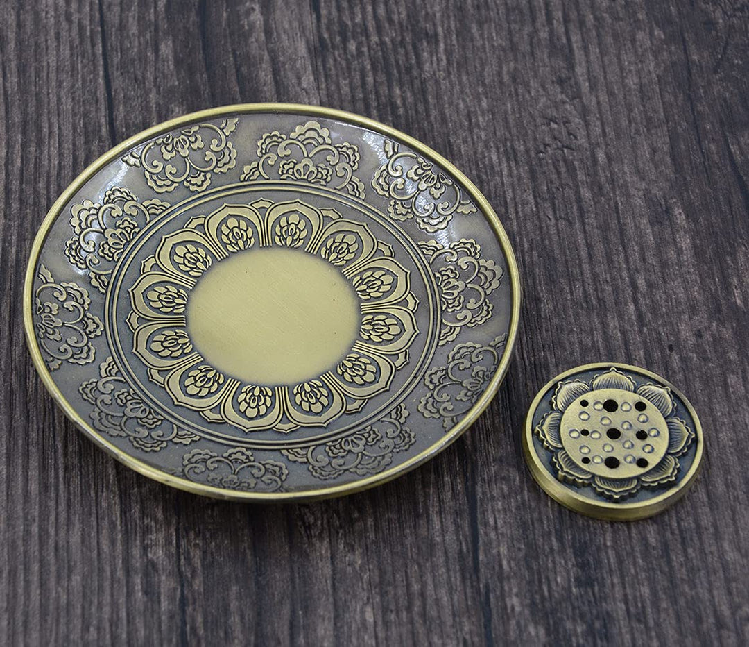 meifan Incense Stick Holder, Brass Incense Burner 9 Inc