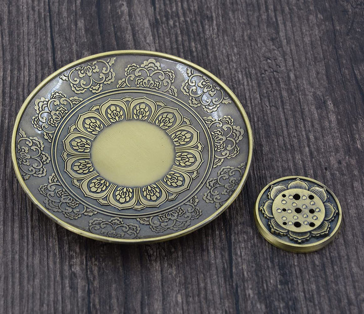 meifan Incense Stick Holder, Brass Incense Burner 9 Inc