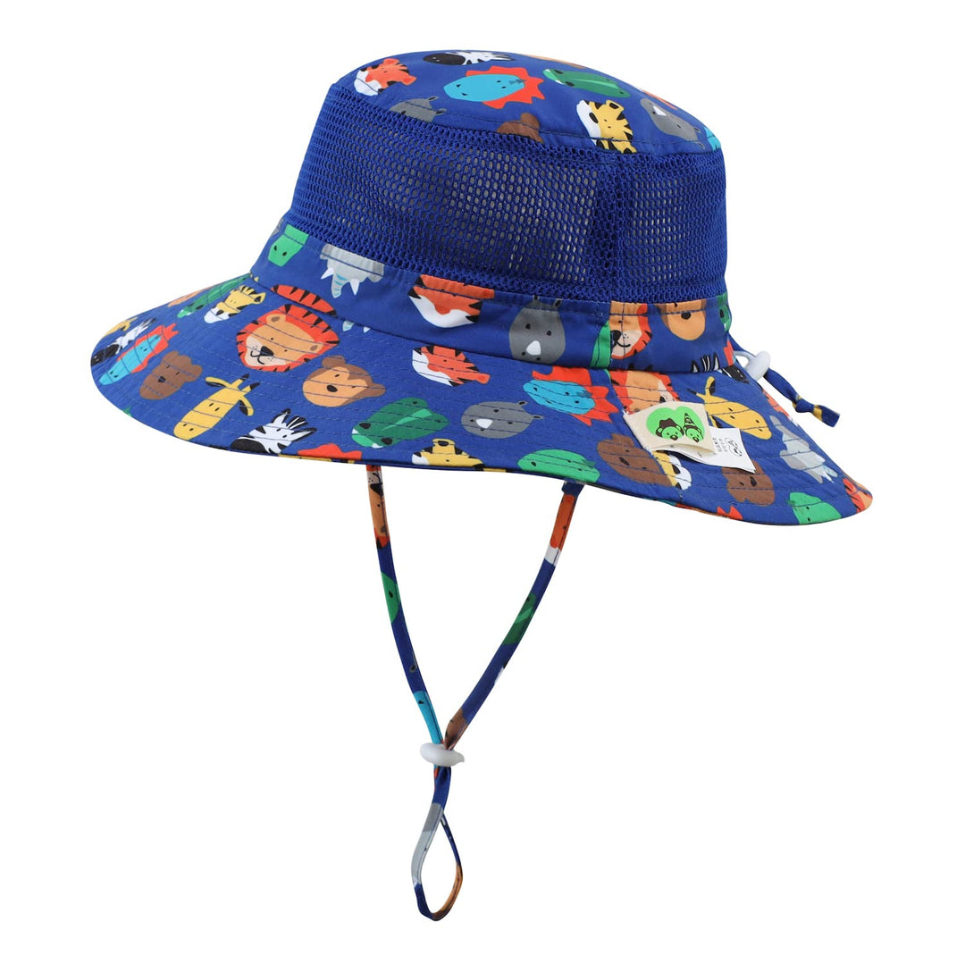 UPF 50+ Kids Hat Lite Sun Bucket Hat for Boys Sun Protection Hats Zoo 2-4 Years