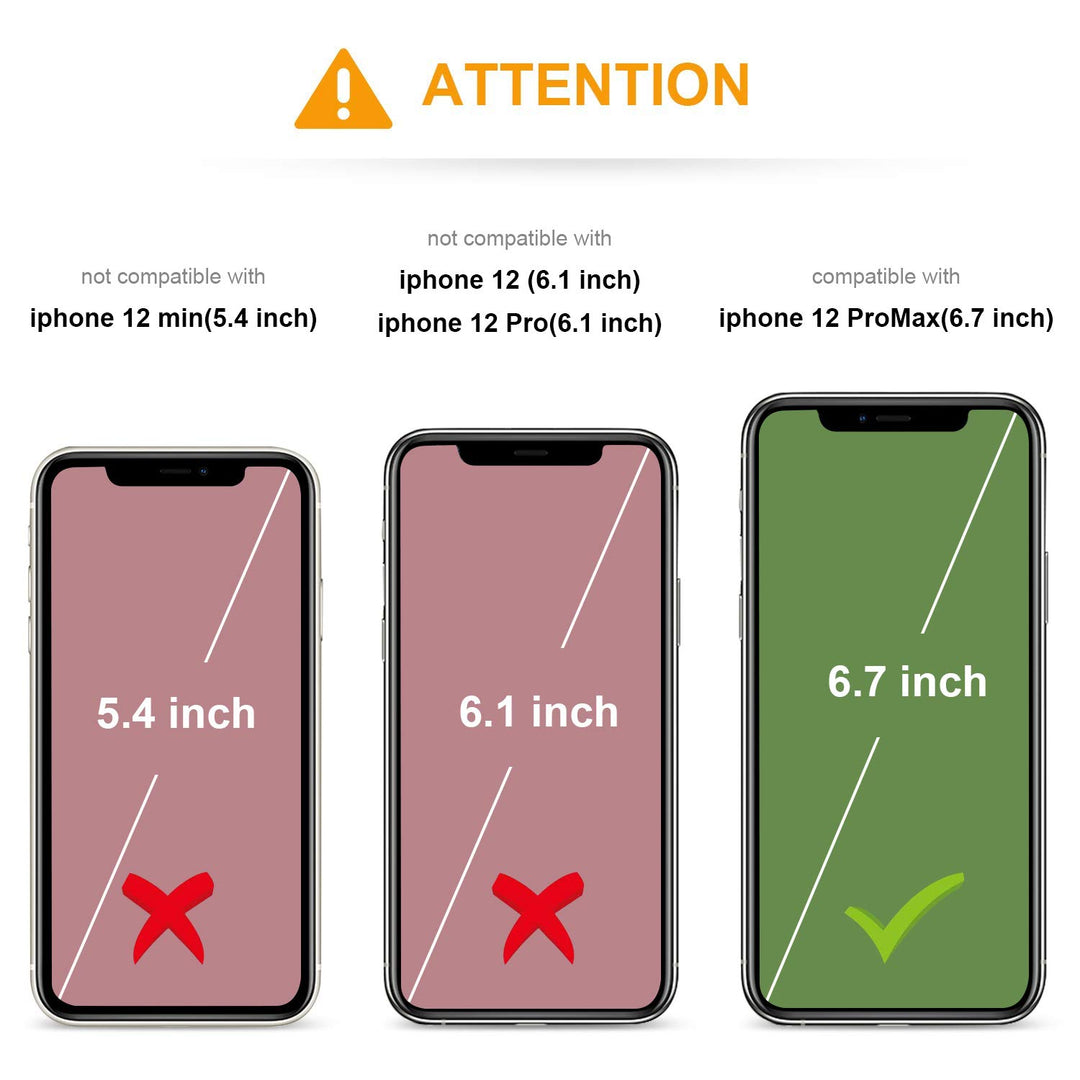 KIHUWEY Compatible with iPhone 12 Pro Max Case Wallet w