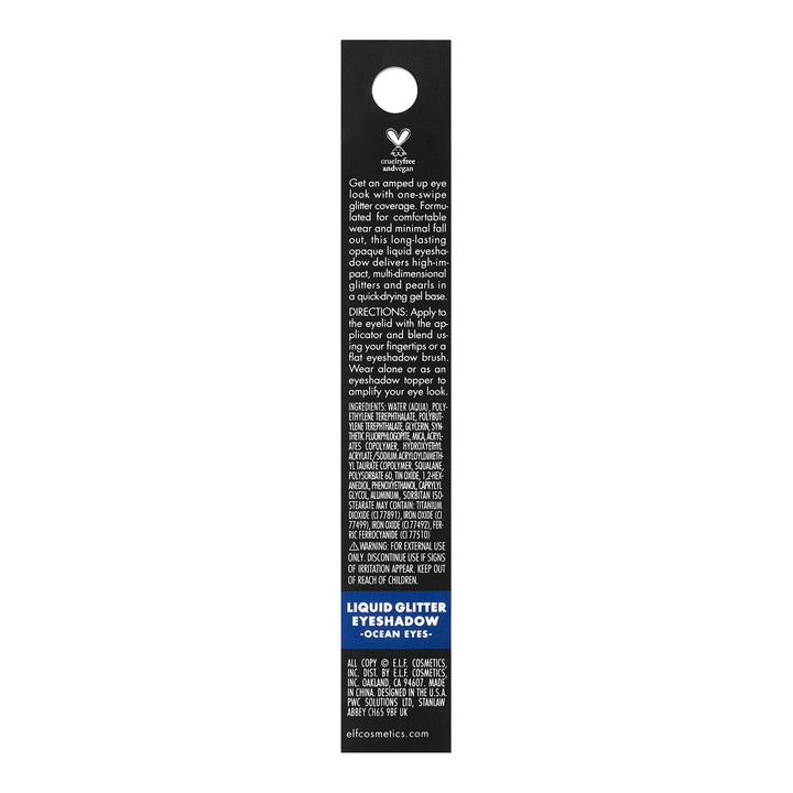 Cosmetics Liquid Glitter Gel Eyeshadow, Ocean Eyes, 0.10 Fl. Ounce, Ocean Eyes, 0.10 Fl Ounce
