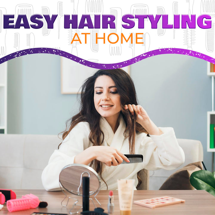 Buorsa Pack of 12 Quality Pocket Hair Comb Beard &amp; Mustache Combs for Men&#39;s Hair Beard Mustache.