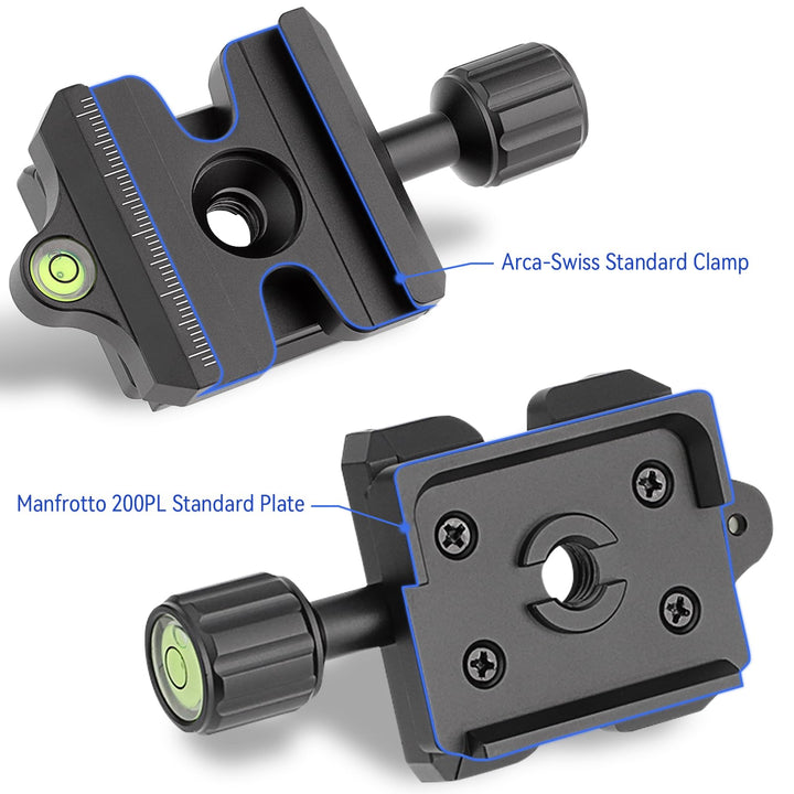 Haoge Quick Release QR Clamp Adapter Convertor for Manf