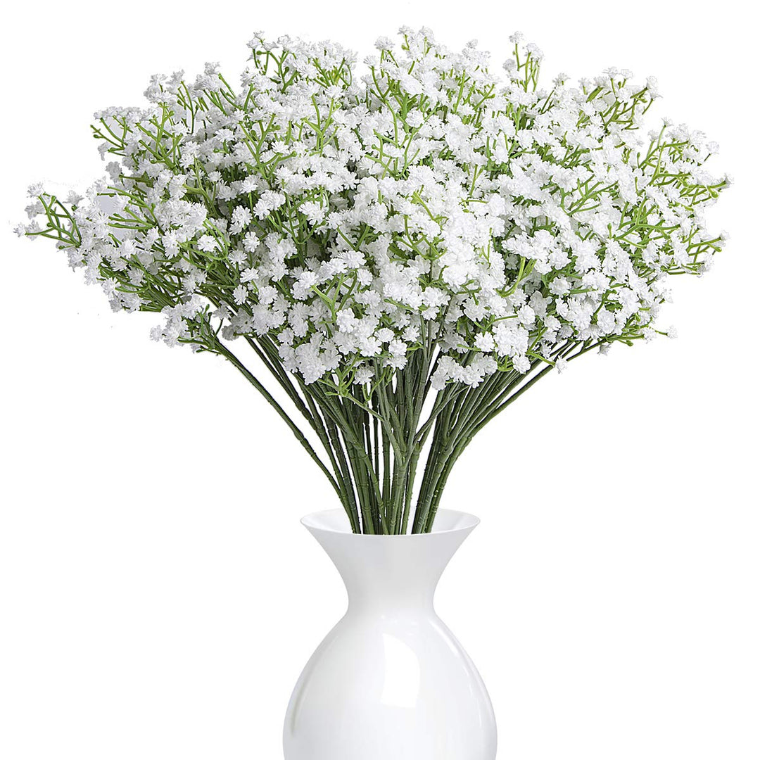 YSBER 10Pcs Baby Breath/Gypsophila Artificial Fake Silk