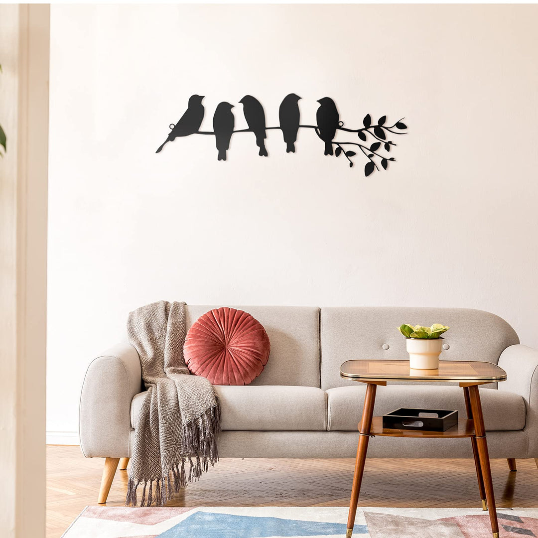 Ferraycle Metal Bird Wall Art Birds on the Branch Wall 