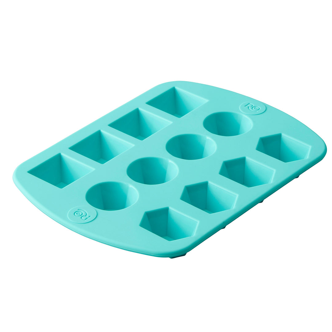 Wilton Silicone Gem Shapes Candy Mold, 12-Cavity