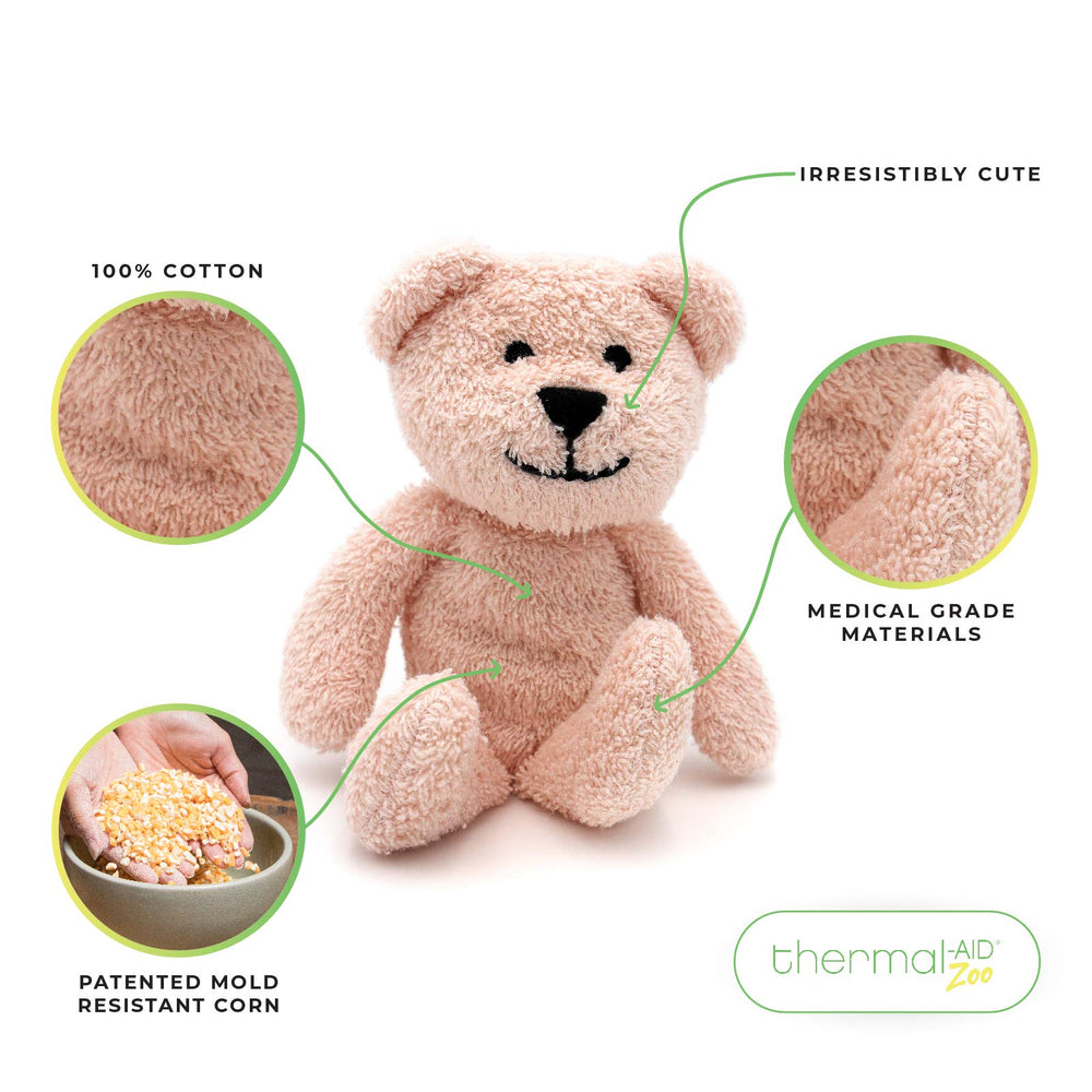 Mini Bear Stuffed Natural Heating & Cooling Pack by