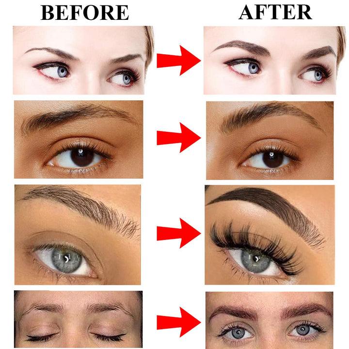 22 Pairs Eyebrow Tattoo Peel Off 4D Eyebrow Tattoo Sticker Nature False Eyebrows Hair-Like Authentic Eyebrows Long Lasting Waterproof Temporary Tattoo Eyebrow for Eyebrow Grooming Shaping (Brown)