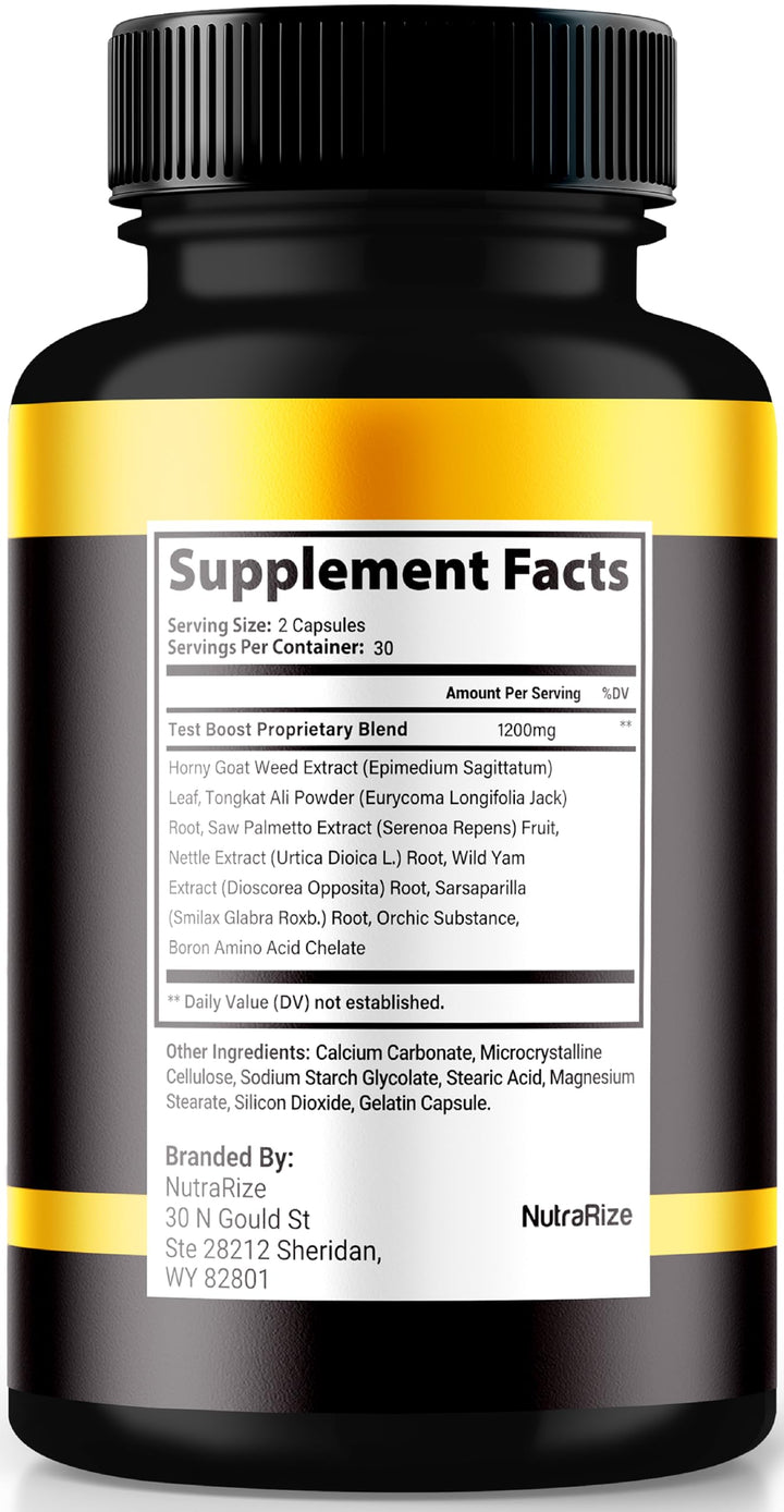 (Pack of 5 Booster XT for Men, Male Enhancing Capsules, Premium Formula to Support Daily Energy &amp; Peak Performance, Multivitamin Pills for Overall Health, Reviews (300 Capsules)