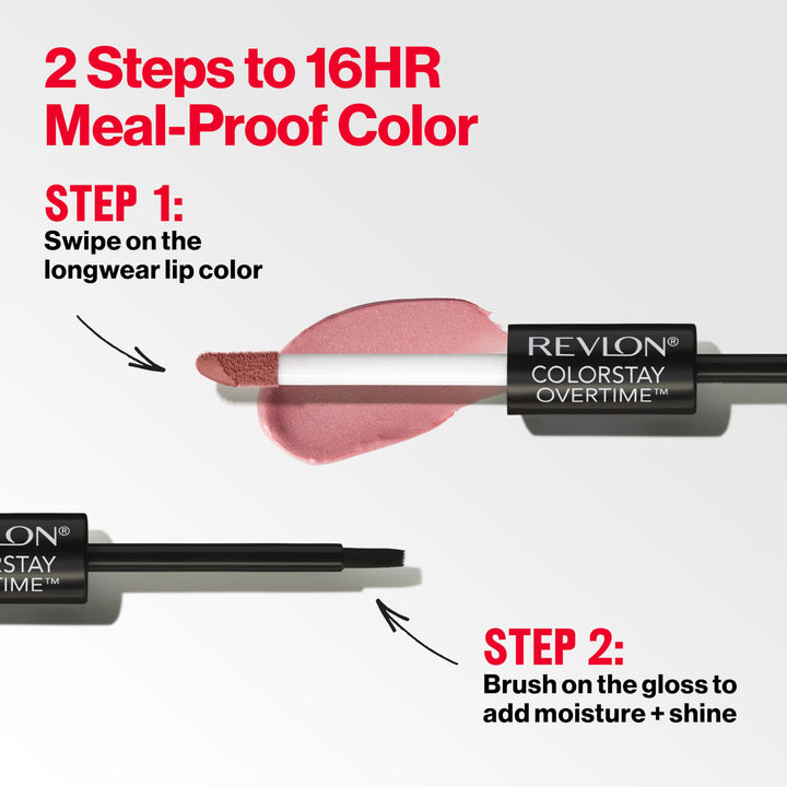 Revlon Colorstay Overtime Lip Color With SoftFlex, Everlasting Rum - 1 each