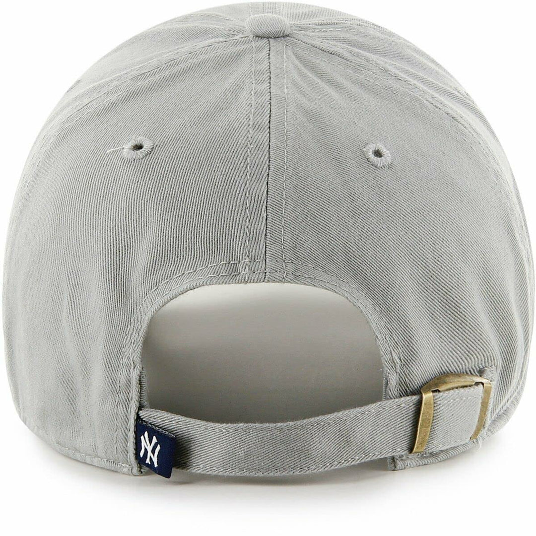 '47 New York Yankees Gray Clean Up Adjustable Hat, Adult One Size Fits All
