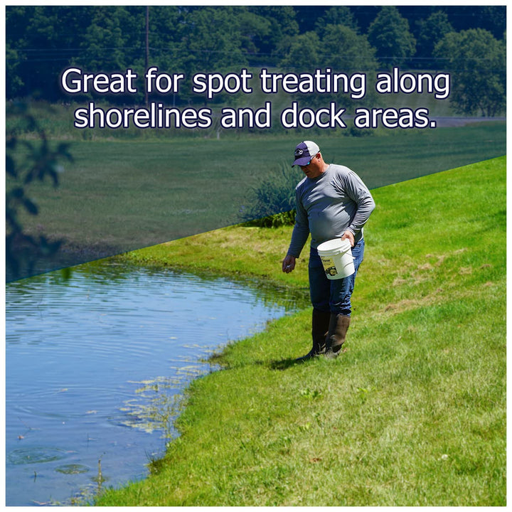 Muck Remover Pellets 10 lb Pond Tablets Treats 2.5 Acres - Pond Sludge Remover, Lake Muck Removal