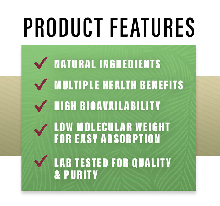 – Unflavored Hydrolyzed Collagen Powder for Men and Women - Collagen Peptides - Mix in Hot Cold Liquids, Grass Fed, Easy Absorption, 660 Grams