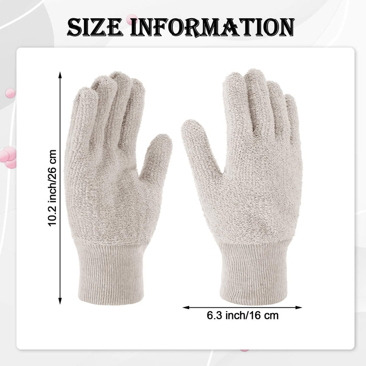 3 Pairs Silver Polishing Cleaning Gloves Jewelry Polishing Gloves Anti-Tarnish Removal Gloves for Jewelry, Gold, Brass, Copper, Blinds, Debris, Ring, Stainless, Metal